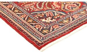 Tappeto Hamadan Stilizzato Rosso Mattone Blu Scuro 107x165 Cm