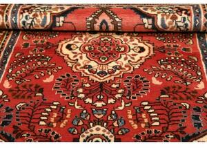 Tappeto Hamadan Stilizzato Rosso Corallo Avorio 105x158 Cm