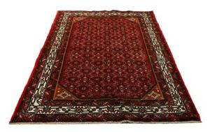 Tappeto Hamadan Stilizzato Rosso Avorio 150x198 Cm