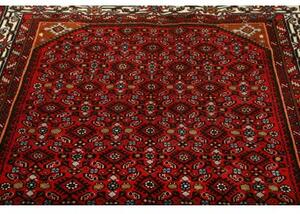 Tappeto Hamadan Stilizzato Rosso Avorio 150x198 Cm