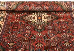 Tappeto Hamadan Stilizzato Rosso Mattone Blu Notte 100x157 Cm
