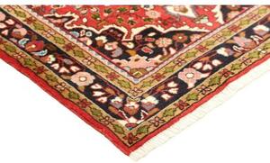 Tappeto Hamadan Stilizzato Rosso Blu Scuro 106x152 Cm
