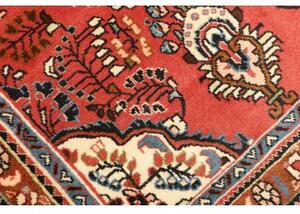 Tappeto Hamadan Stilizzato Rosso Corallo Avorio 105x158 Cm