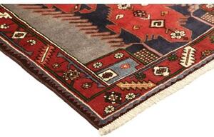 Tappeto Hamadan Stilizzato Rosso Blu 108x150 Cm