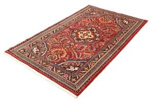 Tappeto Hamadan Stilizzato Rosso Mattone Blu Scuro 107x165 Cm