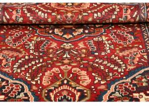 Tappeto Hamadan Stilizzato Rosso Mattone Blu Scuro 107x165 Cm
