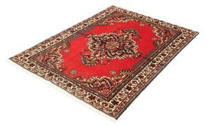 Tappeto Hamadan Stilizzato Rosso Blu Scuro 111x143 Cm