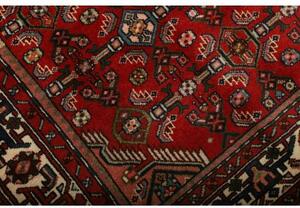 Tappeto Hamadan Stilizzato Rosso Blu Scuro 136x207 Cm