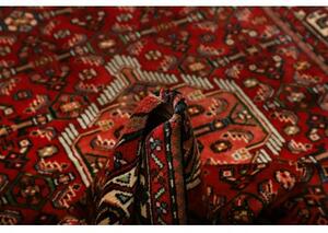 Tappeto Hamadan Stilizzato Rosso Blu Scuro 136x207 Cm