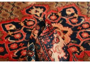Tappeto Hamadan Stilizzato Marrone Blu Scuro 132x228 Cm