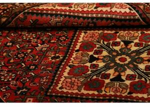 Tappeto Hamadan Stilizzato Rosso Beige 155x222 Cm