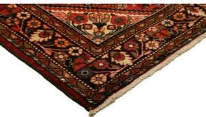 Tappeto Hamadan Stilizzato Rosso Beige 155x222 Cm