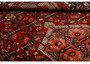Tappeto Hamadan Stilizzato Rosso Blu Scuro 136x207 Cm