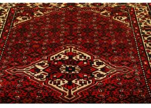 Tappeto Hamadan Stilizzato Rosso Avorio 148x199 Cm