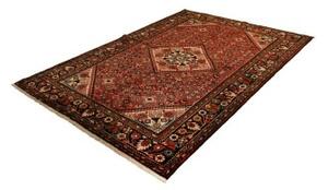 Tappeto Hamadan Stilizzato Rosso Beige 155x222 Cm