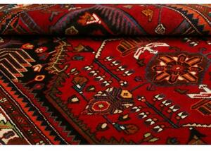 Tappeto Hamadan Stilizzato Rosso Nero 137x210 Cm