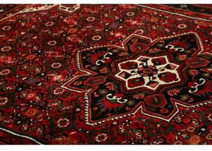 Tappeto Hamadan Stilizzato Rosso Nero 161x218 Cm