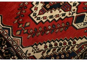 Tappeto Hamadan Stilizzato Rosso Avorio 150x201 Cm