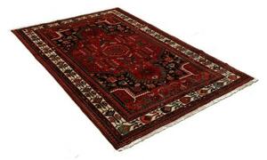 Tappeto Hamadan Stilizzato Rosso Scuro Nero 134x212 Cm