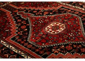 Tappeto Hamadan Stilizzato Rosso Scuro Nero 140x220 Cm