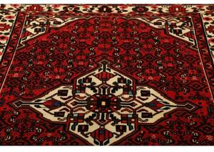 Tappeto Hamadan Stilizzato Rosso Avorio 146x198 Cm