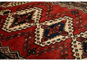 Tappeto Hamadan Stilizzato Rosso Avorio 150x201 Cm