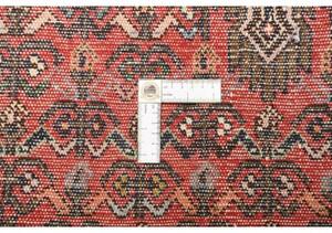 Tappeto Hamadan Stilizzato Rosa Pesca Rosso Mattone 77x127 Cm