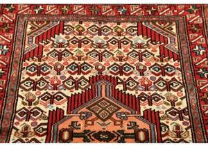 Tappeto Hamadan Stilizzato Rosso Avorio 83x123 Cm