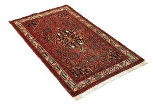 Tappeto Hamadan Stilizzato Rosso Blu Scuro 77x134 Cm