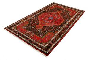 Tappeto Hamadan Stilizzato Rosso Marrone Scuro 137x225 Cm