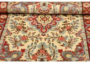 Tappeto Hamadan Medaglione Floreale Avorio Rosso 85x133 Cm