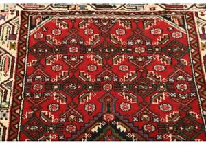 Tappeto Hamadan Stilizzato Rosso Blu Scuro 85x133 Cm