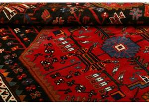 Tappeto Hamadan Stilizzato Rosso Marrone Scuro 137x225 Cm