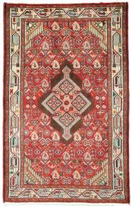 Tappeto Hamadan Stilizzato Rosso Marrone 80x129 Cm
