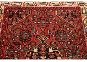 Tappeto Hamadan Stilizzato Rosso Blu Scuro 77x134 Cm