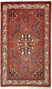 Tappeto Hamadan Stilizzato Rosso Blu Scuro 77x134 Cm