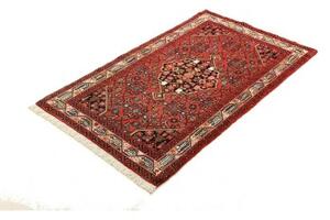 Tappeto Hamadan Stilizzato Rosso Blu Scuro 77x134 Cm