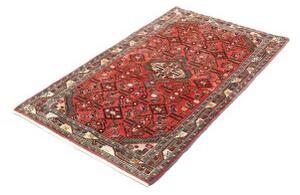 Tappeto Hamadan Stilizzato Rosso Mattone Blu Petrolio 80x130 Cm