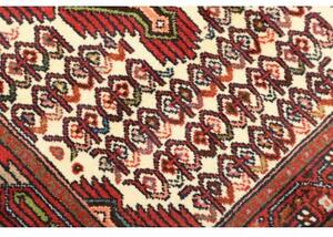 Tappeto Hamadan Stilizzato Rosso Avorio 80x126 Cm
