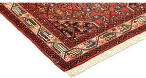 Tappeto Hamadan Stilizzato Rosso Blu Scuro 77x134 Cm