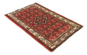 Tappeto Hamadan Stilizzato Rosso Blu Scuro 85x133 Cm