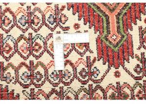 Tappeto Hamadan Stilizzato Rosso Avorio 80x126 Cm