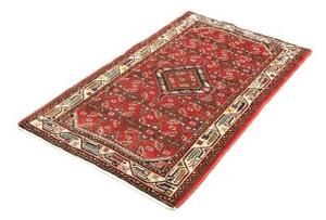 Tappeto Hamadan Stilizzato Rosso Blu Scuro 85x133 Cm