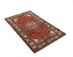 Tappeto Hamadan Stilizzato Rosso Avorio 82x137 Cm