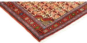 Tappeto Hamadan Stilizzato Rosso Mattone Beige 77x132 Cm