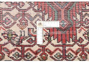 Tappeto Hamadan Stilizzato Rosso Mattone Beige 77x132 Cm
