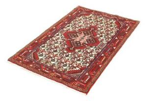 Tappeto Hamadan Stilizzato Rosso Beige 80x128 Cm
