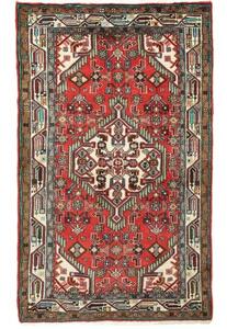 Tappeto Hamadan Stilizzato Rosso Avorio 82x137 Cm