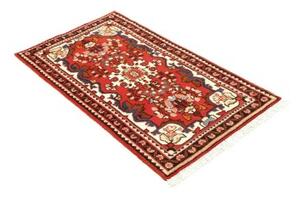 Tappeto Hamadan Stilizzato Rosso Avorio 69x121 Cm