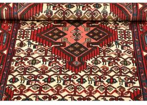 Tappeto Hamadan Stilizzato Rosso Beige 80x128 Cm